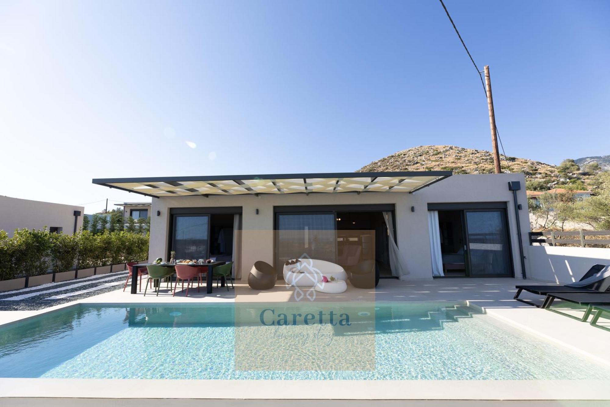 Gem Villas Luxury Sea View Karavádhos Esterno foto
