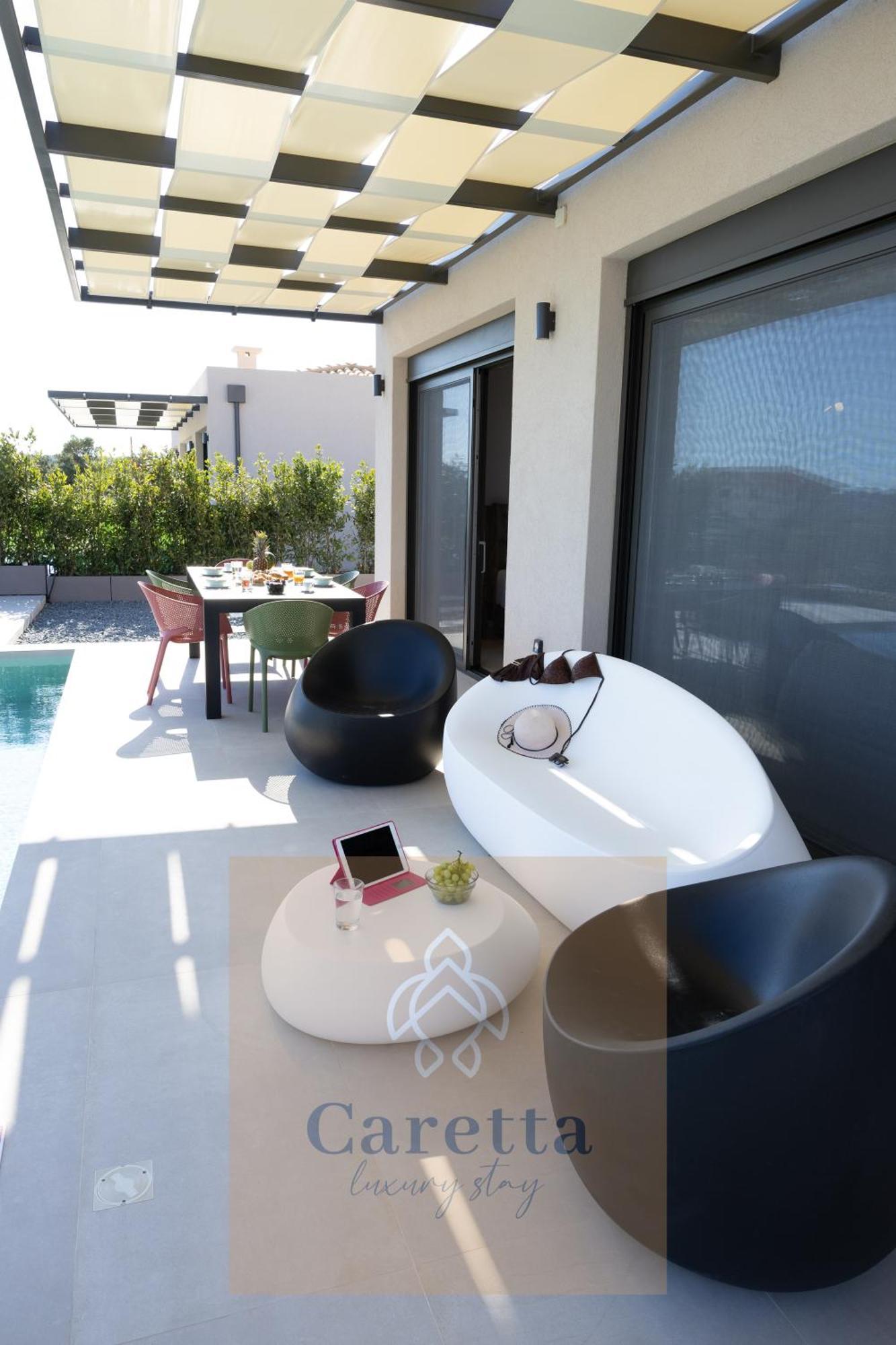 Gem Villas Luxury Sea View Karavádhos Esterno foto