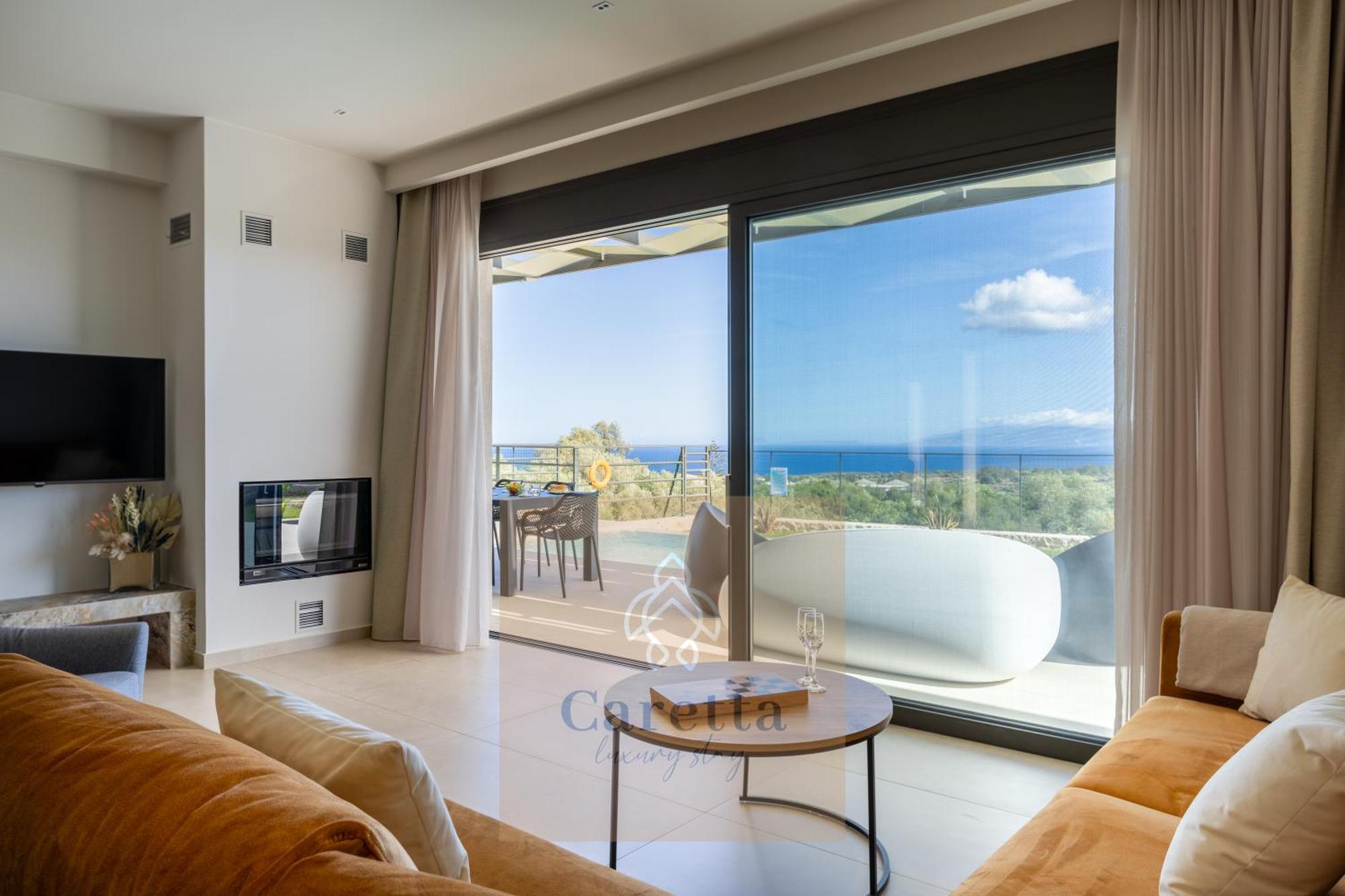 Gem Villas Luxury Sea View Karavádhos Esterno foto